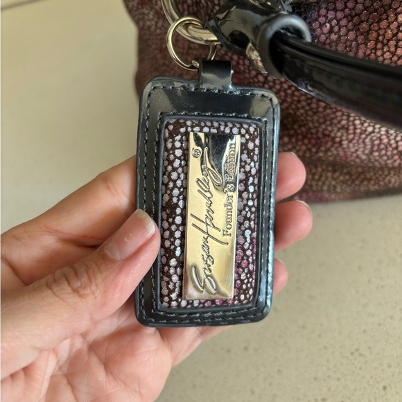 Y2K Beijo Couture Grey Snakeskin Reversible Multi-Color Hobo Purse See Pic EUC - Picture 3 of 14